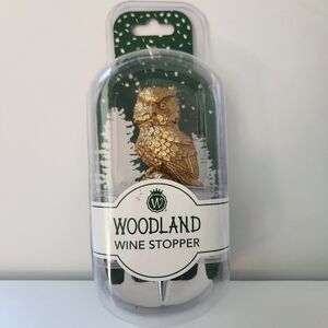 Woodland Gold Owl Wine Stopper